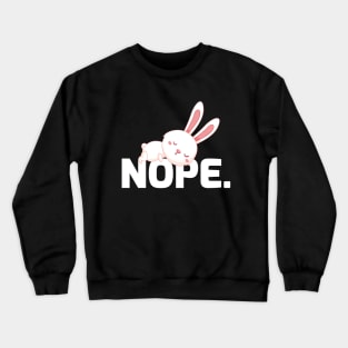 sleeping rabbit-bunny Crewneck Sweatshirt